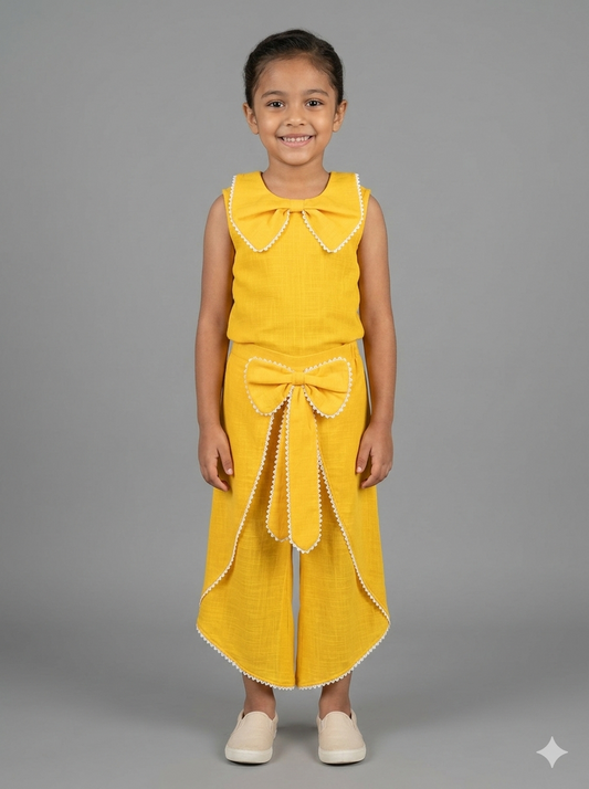 Sunshine Bow drape co-ord set