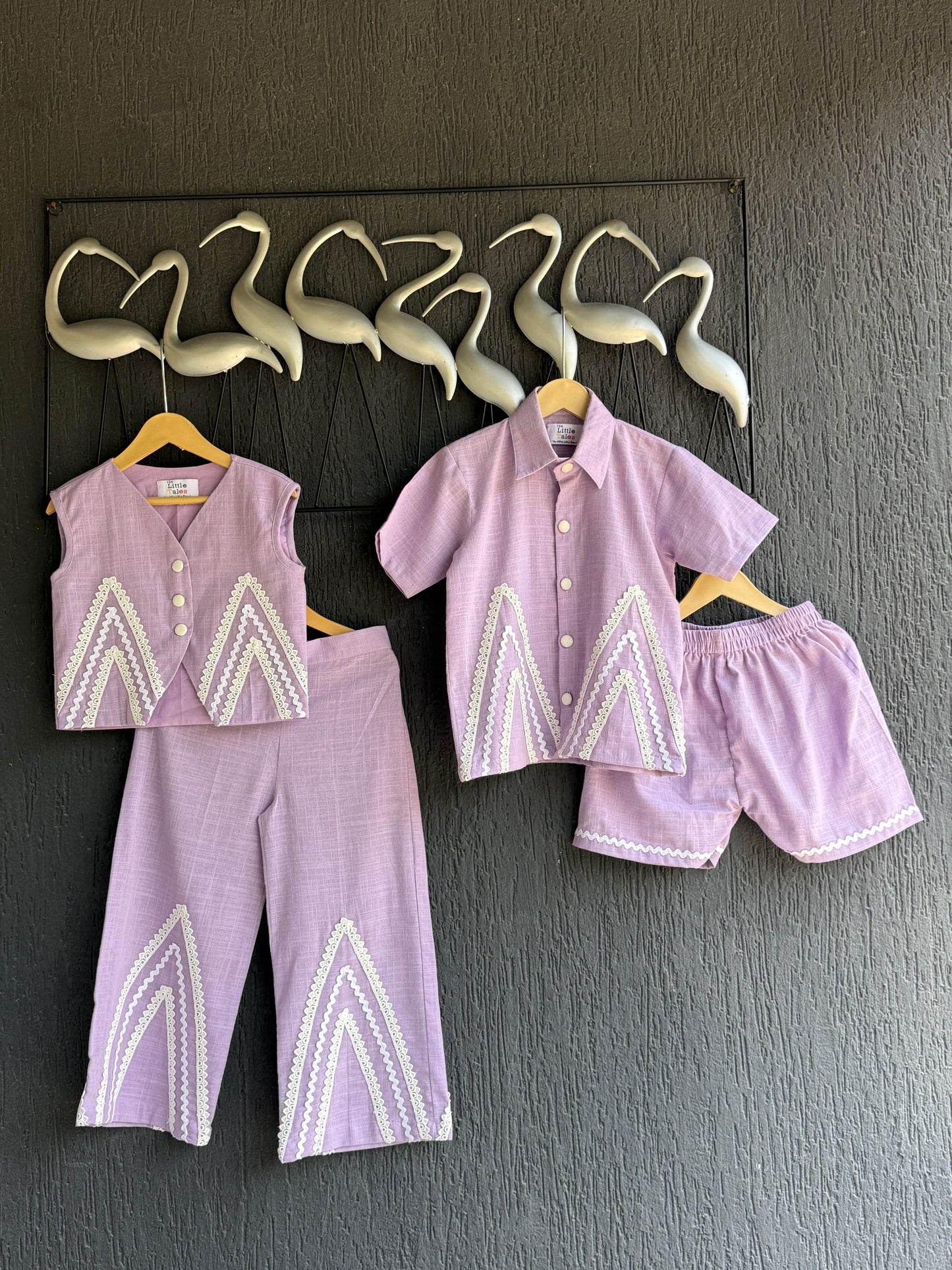Lavendar co-ord set for boys