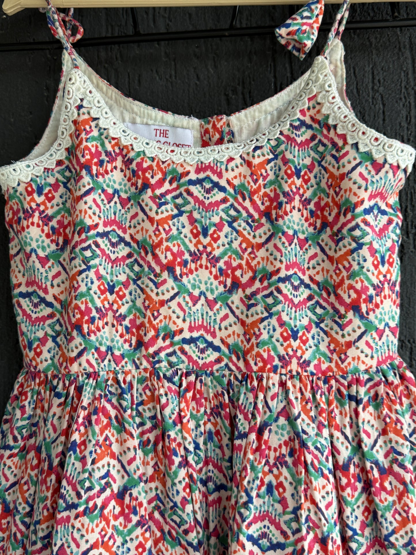 Multi colour strap dress