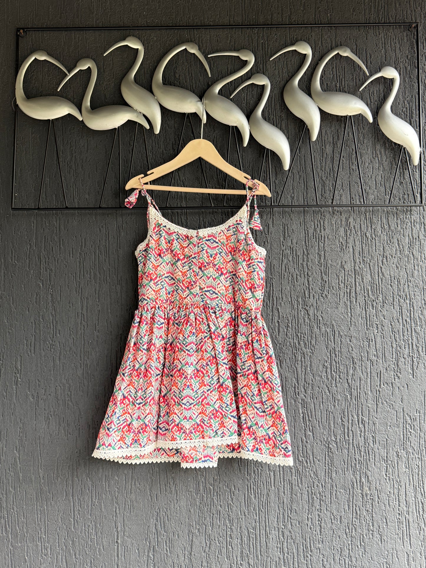 Multi colour strap dress