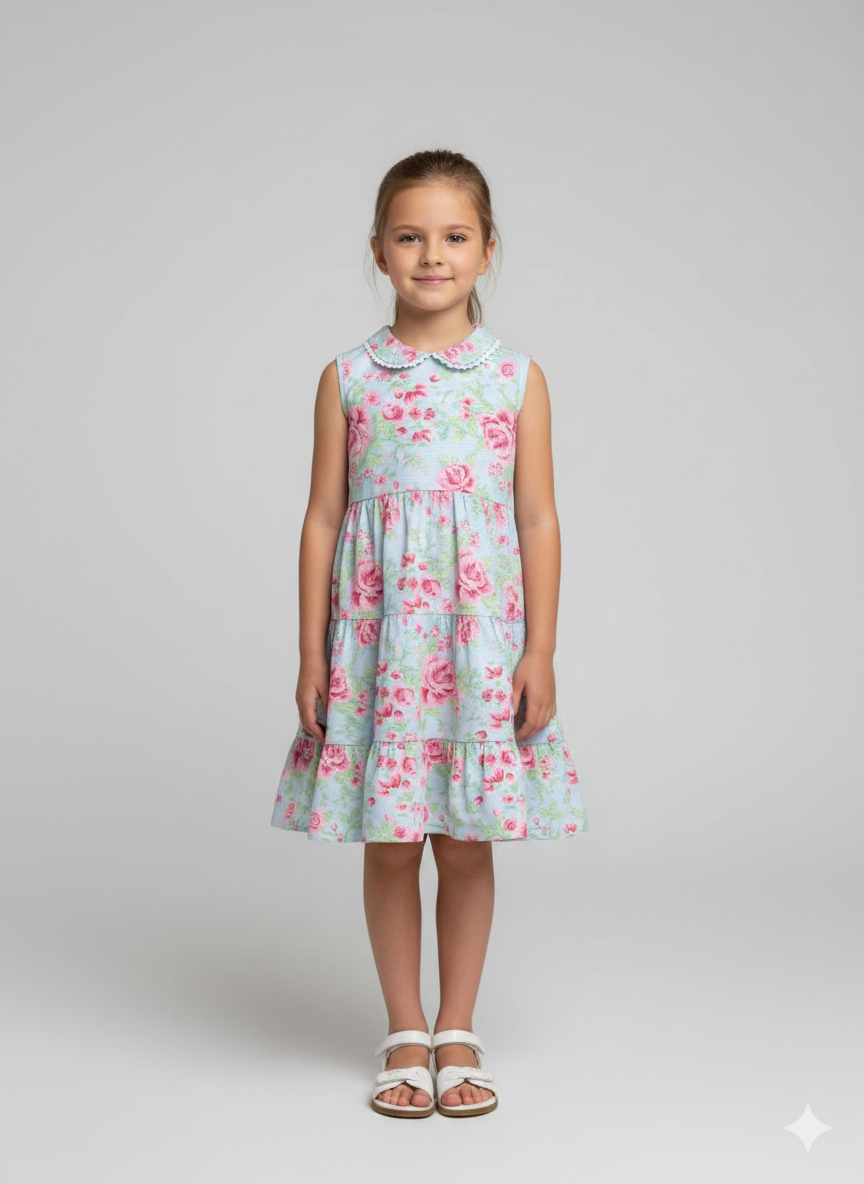 Primrose Peter Pan Tiered Dress