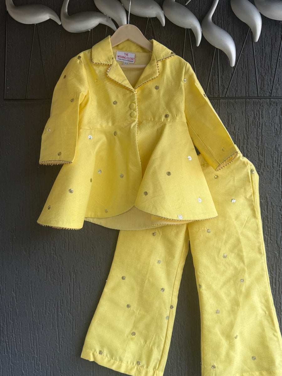 Yellow Booti Co ord set