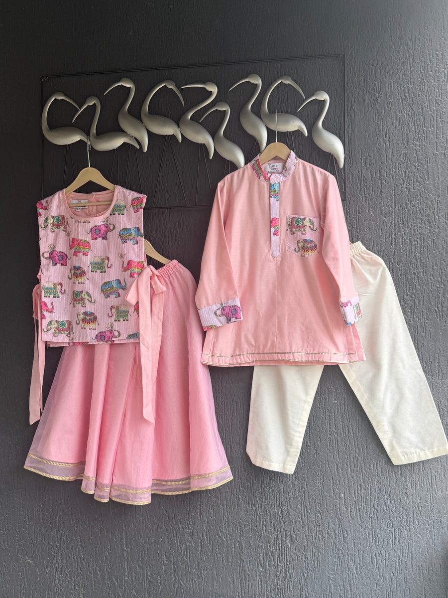 3 Piece sequence top with flared plazzo