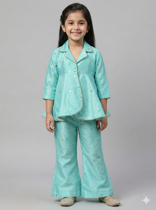 Powder Blue Booti Co ord set