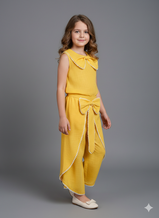 Sunshine Bow drape co-ord set