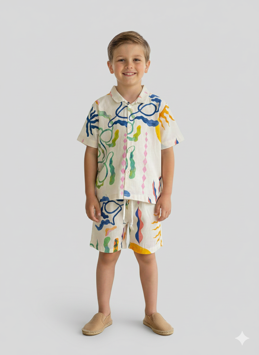 Sun print boxer set