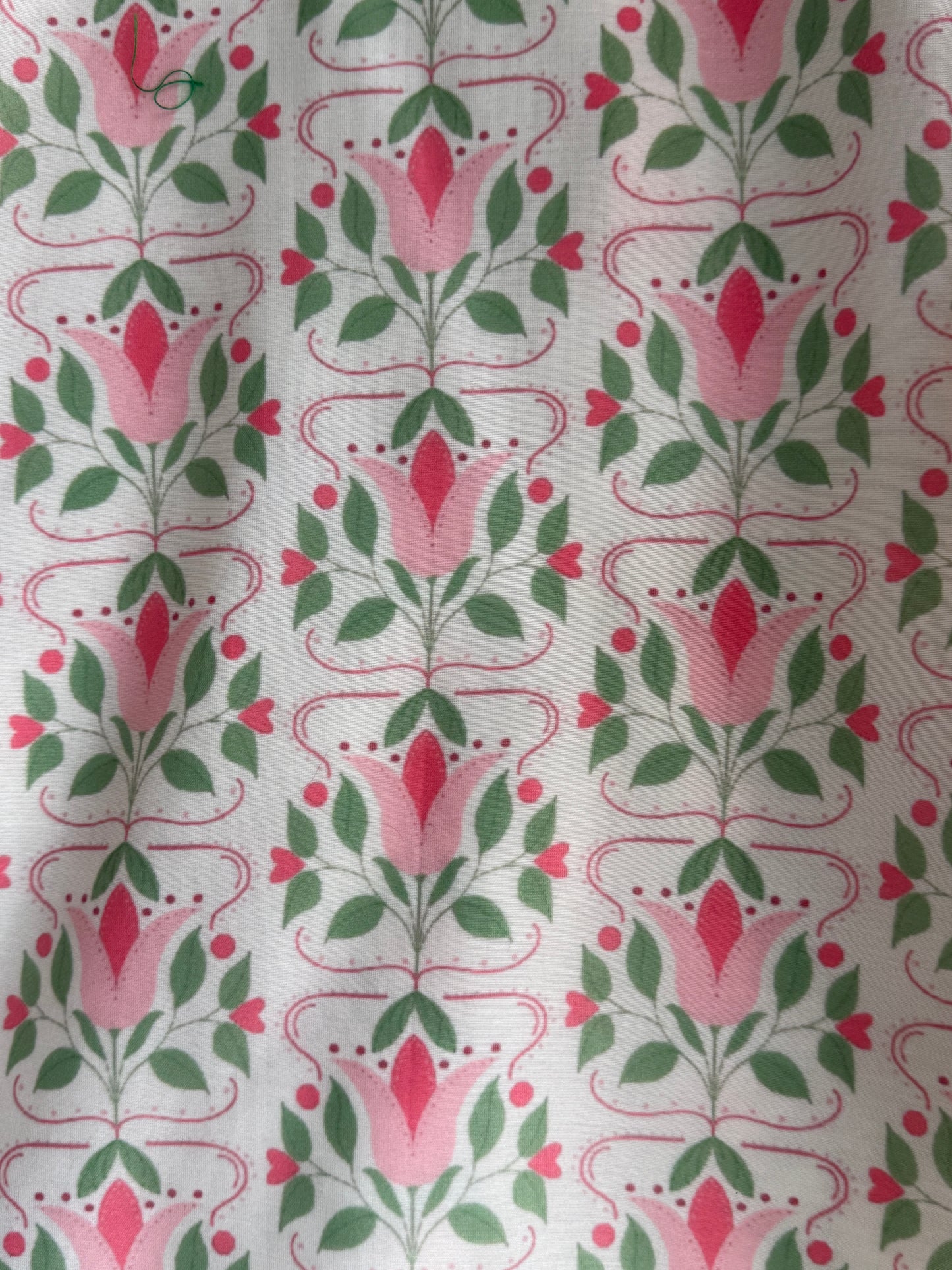 Peach printed kurta set