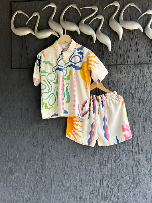 Sun print boxer set