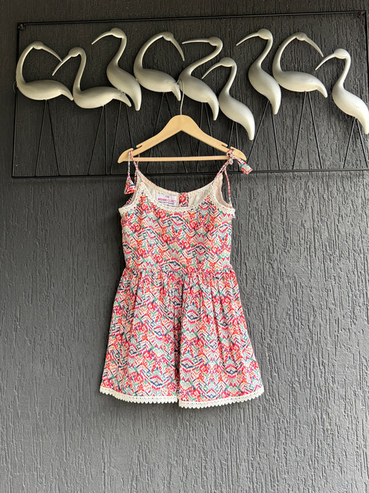 Multi colour strap dress