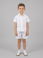 White summer shirt with shorts