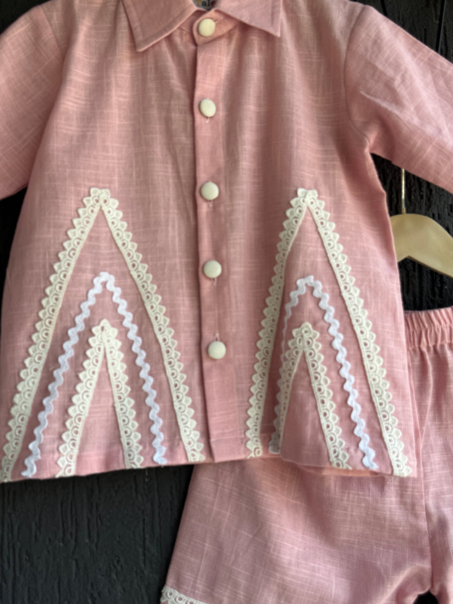 Pink co-ord set for boys