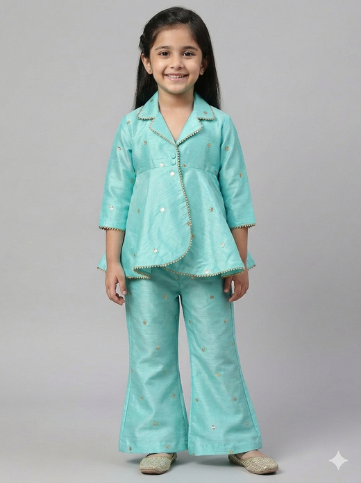 Powder Blue Booti Co ord set