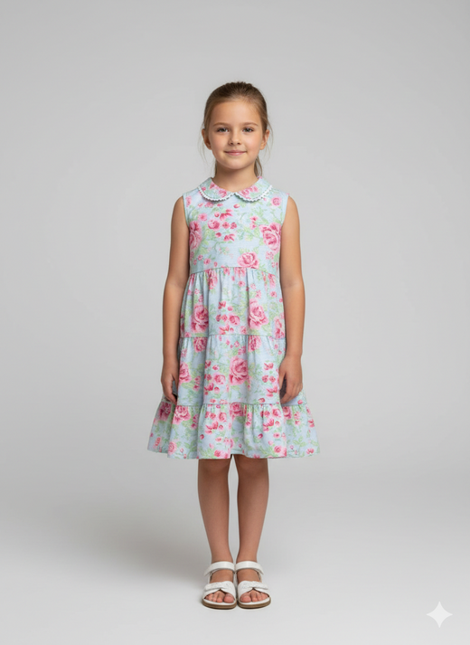Primrose Peter Pan Tiered Dress